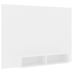 vidaXL TV-Wandschrank Weiß 135x23,5x90 cm Holzwerkstoff