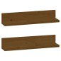 vidaXL Wandregale 2 Stk. Honigbraun 50x11x9 cm Massivholz Kiefer vidaXL Wandregale 2 Stk. Honigbraun 50x11x9 cm Massivholz Kiefer