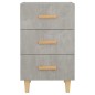 vidaXL Nachttisch Betongrau 40x40x66 cm Holzwerkstoff vidaXL Nachttisch Betongrau 40x40x66 cm Holzwerkstoff