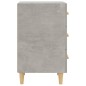 vidaXL Nachttisch Betongrau 40x40x66 cm Holzwerkstoff vidaXL Nachttisch Betongrau 40x40x66 cm Holzwerkstoff