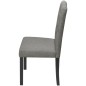 Esszimmerstühle 4 Stk. Grau Stoff Esszimmerstühle 4 Stk. Grau Stoff