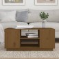vidaXL Couchtisch Honigbraun 90x49x40,5 cm Massivholz Kiefer vidaXL Couchtisch Honigbraun 90x49x40,5 cm Massivholz Kiefer