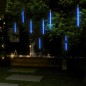 vidaXL LED Meteor-Lichter 8 Stk. 30 cm Blau 192 LEDs vidaXL LED Meteor-Lichter 8 Stk. 30 cm Blau 192 LEDs