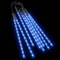 vidaXL LED Meteor-Lichter 8 Stk. 30 cm Blau 192 LEDs vidaXL LED Meteor-Lichter 8 Stk. 30 cm Blau 192 LEDs