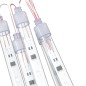 vidaXL LED Meteor-Lichter 8 Stk. 30 cm Blau 192 LEDs vidaXL LED Meteor-Lichter 8 Stk. 30 cm Blau 192 LEDs