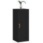 vidaXL Wandschrank Schwarz 34,5x34x90 cm Holzwerkstoff vidaXL Wandschrank Schwarz 34,5x34x90 cm Holzwerkstoff