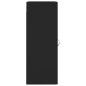 vidaXL Wandschrank Schwarz 34,5x34x90 cm Holzwerkstoff vidaXL Wandschrank Schwarz 34,5x34x90 cm Holzwerkstoff