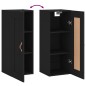 vidaXL Wandschrank Schwarz 34,5x34x90 cm Holzwerkstoff vidaXL Wandschrank Schwarz 34,5x34x90 cm Holzwerkstoff