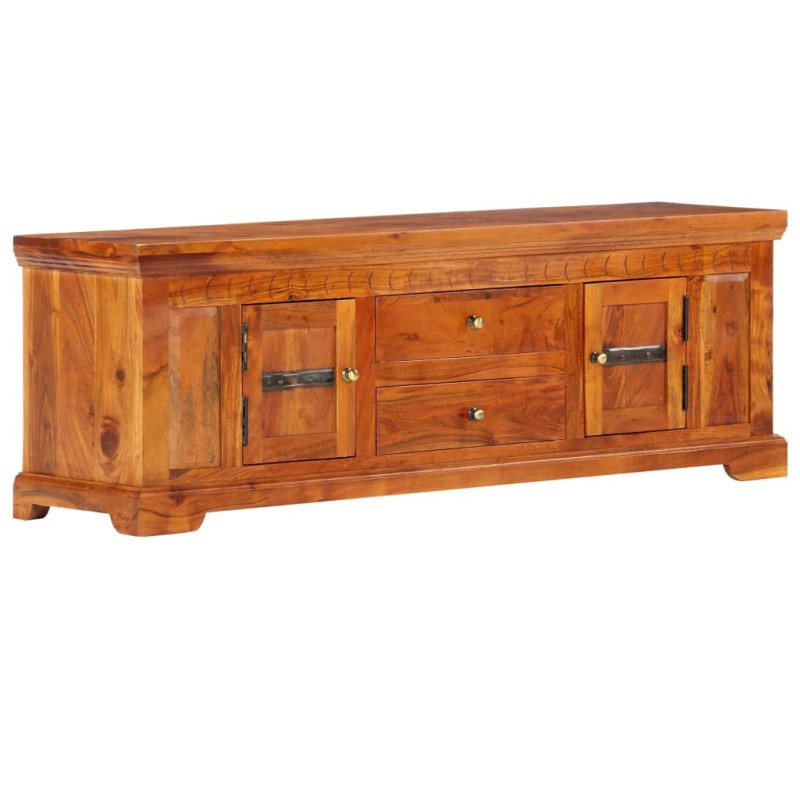 vidaXL TV-Schrank 119x30x40 cm Massivholz Akazie vidaXL TV-Schrank 119x30x40 cm Massivholz Akazie