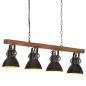 vidaXL Deckenlampe Industriestil Schwarz E27 Mangoholz vidaXL Deckenlampe Industriestil Schwarz E27 Mangoholz