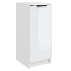 vidaXL Schuhschrank Hochglanz-Weiß 30x35x70 cm Holzwerkstoff