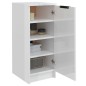 vidaXL Schuhschrank Hochglanz-Weiß 30x35x70 cm Holzwerkstoff vidaXL Schuhschrank Hochglanz-Weiß 30x35x70 cm Holzwerkstoff