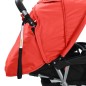 vidaXL Tandem-Kinderwagen Stahl Rot und Schwarz vidaXL Tandem-Kinderwagen Stahl Rot und Schwarz