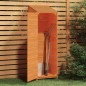 vidaXL Geräteschuppen Braun 55x52x174,5 cm Massivholz Tanne vidaXL Geräteschuppen Braun 55x52x174,5 cm Massivholz Tanne