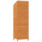 vidaXL Geräteschuppen Braun 55x52x174,5 cm Massivholz Tanne vidaXL Geräteschuppen Braun 55x52x174,5 cm Massivholz Tanne