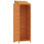 vidaXL Geräteschuppen Braun 55x52x174,5 cm Massivholz Tanne vidaXL Geräteschuppen Braun 55x52x174,5 cm Massivholz Tanne