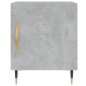 vidaXL Nachttische 2 Stk. Betongrau 40x40x50 cm Holzwerkstoff vidaXL Nachttische 2 Stk. Betongrau 40x40x50 cm Holzwerkstoff