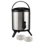 HI Thermo-Getränkespender 8 L 23 cm Silbern
