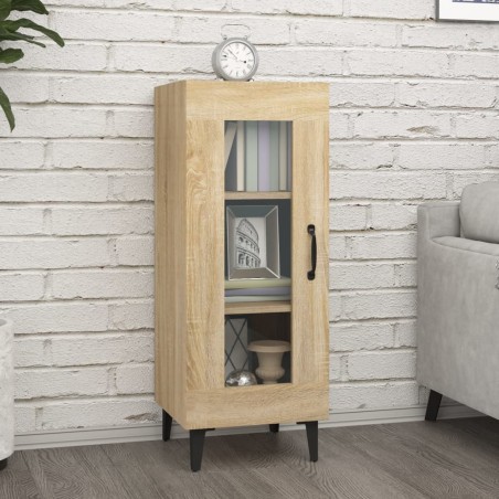 vidaXL Sideboard Sonoma-Eiche 34,5x34x90 cm Holzwerkstoff