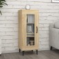 vidaXL Sideboard Sonoma-Eiche 34,5x34x90 cm Holzwerkstoff vidaXL Sideboard Sonoma-Eiche 34,5x34x90 cm Holzwerkstoff