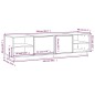 vidaXL TV-Schrank Honigbraun 156x40x40 cm Massivholz Kiefer vidaXL TV-Schrank Honigbraun 156x40x40 cm Massivholz Kiefer