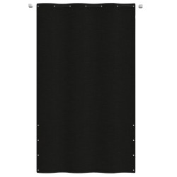 vidaXL Balkon-Sichtschutz Schwarz 140x240 cm Oxford-Gewebe