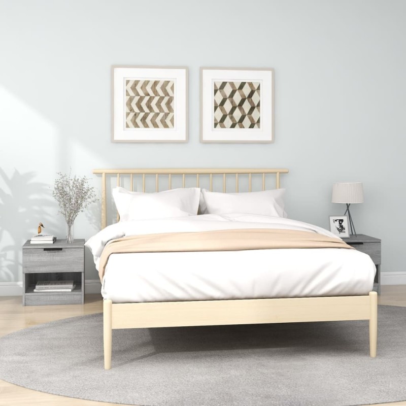 vidaXL Nachttische 2 Stk. Grau Sonoma Holzwerkstoff vidaXL Nachttische 2 Stk. Grau Sonoma Holzwerkstoff