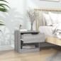 vidaXL Nachttische 2 Stk. Grau Sonoma Holzwerkstoff vidaXL Nachttische 2 Stk. Grau Sonoma Holzwerkstoff