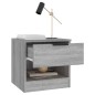 vidaXL Nachttische 2 Stk. Grau Sonoma Holzwerkstoff vidaXL Nachttische 2 Stk. Grau Sonoma Holzwerkstoff