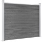 vidaXL Zaunelement WPC 180x146 cm Grau vidaXL Zaunelement WPC 180x146 cm Grau