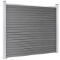 vidaXL Zaunelement WPC 180x146 cm Grau vidaXL Zaunelement WPC 180x146 cm Grau