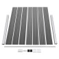 vidaXL Zaunelement WPC 180x146 cm Grau vidaXL Zaunelement WPC 180x146 cm Grau