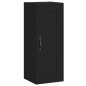 vidaXL Wandschrank Schwarz 34,5x34x90 cm Holzwerkstoff vidaXL Wandschrank Schwarz 34,5x34x90 cm Holzwerkstoff
