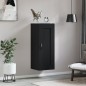 vidaXL Wandschrank Schwarz 34,5x34x90 cm Holzwerkstoff vidaXL Wandschrank Schwarz 34,5x34x90 cm Holzwerkstoff