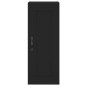 vidaXL Wandschrank Schwarz 34,5x34x90 cm Holzwerkstoff vidaXL Wandschrank Schwarz 34,5x34x90 cm Holzwerkstoff