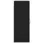vidaXL Wandschrank Schwarz 34,5x34x90 cm Holzwerkstoff vidaXL Wandschrank Schwarz 34,5x34x90 cm Holzwerkstoff