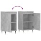 vidaXL Sideboards 2 Stk. Betongrau 40x35x70 cm Holzwerkstoff vidaXL Sideboards 2 Stk. Betongrau 40x35x70 cm Holzwerkstoff