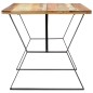 vidaXL Esstisch 140x80x76 cm Altholz Massiv vidaXL Esstisch 140x80x76 cm Altholz Massiv