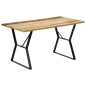vidaXL Esstisch 140x80x76 cm Altholz Massiv vidaXL Esstisch 140x80x76 cm Altholz Massiv