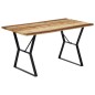 vidaXL Esstisch 140x80x76 cm Altholz Massiv vidaXL Esstisch 140x80x76 cm Altholz Massiv