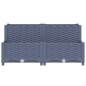 vidaXL Hochbeet 80x80x38 cm Polypropylen