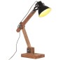 vidaXL Schreibtischlampe Industriestil Schwarz Rund 58x18x90 cm E27 vidaXL Schreibtischlampe Industriestil Schwarz Rund 58x18x90 cm E27