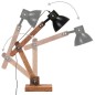 vidaXL Schreibtischlampe Industriestil Schwarz Rund 58x18x90 cm E27 vidaXL Schreibtischlampe Industriestil Schwarz Rund 58x18x90 cm E27