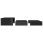 vidaXL Satztisch-Set Hochglanz-Schwarz 100x100x26,5 cm vidaXL Satztisch-Set Hochglanz-Schwarz 100x100x26,5 cm