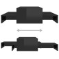 vidaXL Satztisch-Set Hochglanz-Schwarz 100x100x26,5 cm vidaXL Satztisch-Set Hochglanz-Schwarz 100x100x26,5 cm