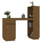 vidaXL Schreibtisch Honigbraun 110x53x117 cm Massivholz Kiefer vidaXL Schreibtisch Honigbraun 110x53x117 cm Massivholz Kiefer