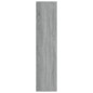 vidaXL Bücherregal/Sideboard Grau Sonoma 66×30×130 cm Holzwerkstoff vidaXL Bücherregal/Sideboard Grau Sonoma 66×30×130 cm Holzwerkstoff