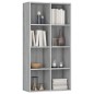 vidaXL Bücherregal/Sideboard Grau Sonoma 66×30×130 cm Holzwerkstoff vidaXL Bücherregal/Sideboard Grau Sonoma 66×30×130 cm Holzwerkstoff