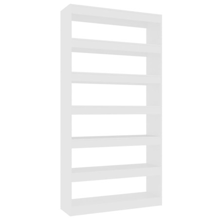 vidaXL Bücherregal/Raumteiler Weiß 100×30×198 cm Holzwerkstoff