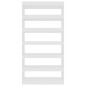 vidaXL Bücherregal/Raumteiler Weiß 100×30×198 cm Holzwerkstoff vidaXL Bücherregal/Raumteiler Weiß 100×30×198 cm Holzwerkstoff